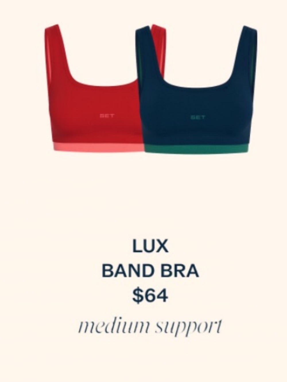 SET Luxsoft Bra 🆕